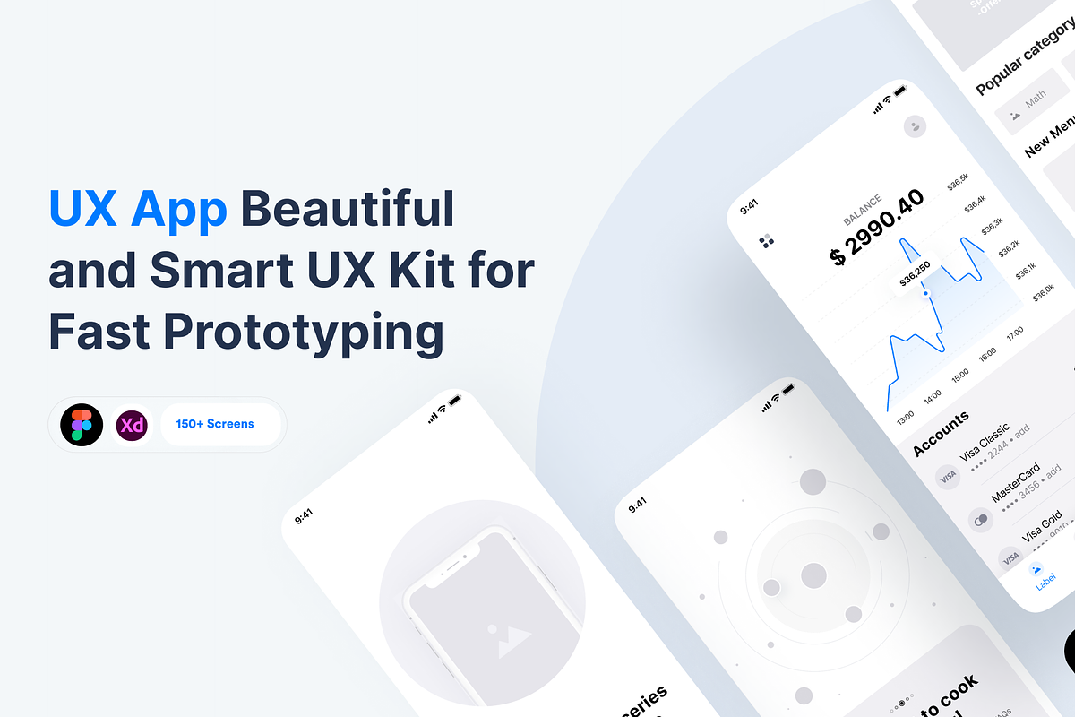 Multi-concept App Wireframe UX Kit, a Wireframe Template by Ofspace Digital Agency (Photo 6 of 6)
