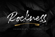Sale! Rockness - Handbrush Typeface, a Script Font by MLKWSN (Thumbnail 1 of 11)