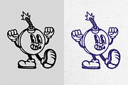 Grunge Ink Stamp Text & Logo Effect, a Mockup by Design Squad (Thumbnail 4 of 7)