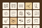 465 Home and Lifestyle Doodle Icons, an Outline Icon by Vectors Market (Thumbnail 13 of 14)