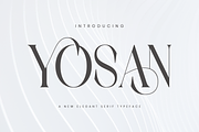 Yosan - Elegant Serif Font, a Serif Font by Aqeel_Art (Thumbnail 1 of 12)