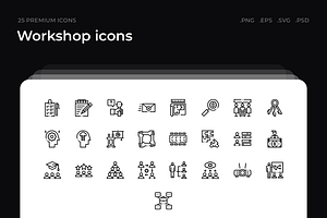 Workshop icons, an Outline Icon by Wencory