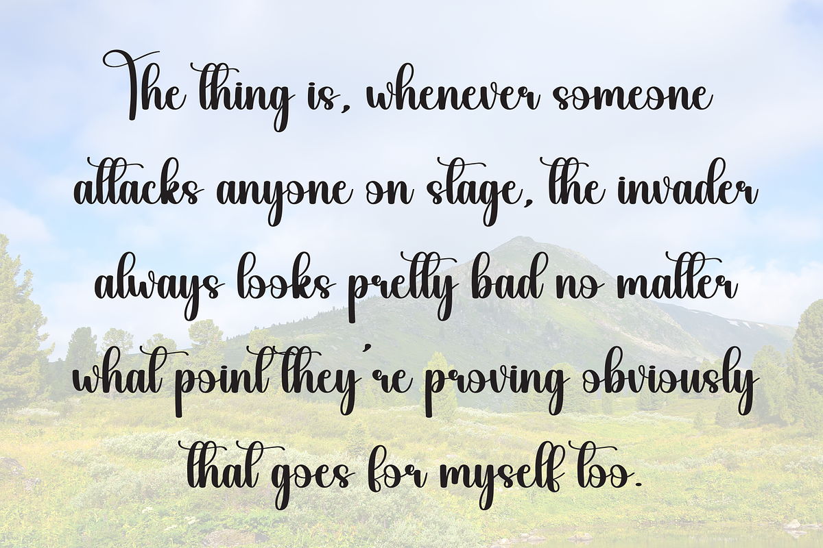 Patriotic | Script Font, a Handwritten Font by Scratchones (Photo 6 of 9)