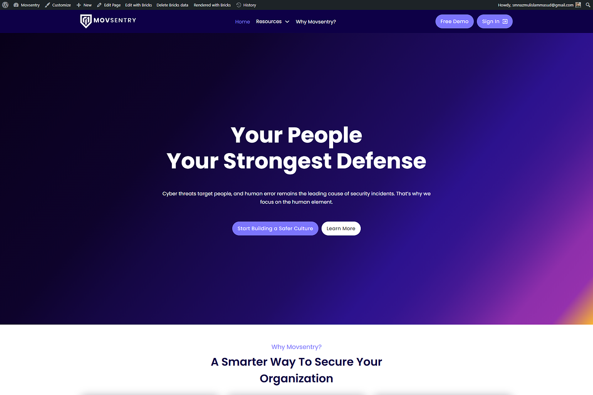 Bricks Builder Cyber Templates, a WordPress Template by shaikh210 (Photo 2 of 4)