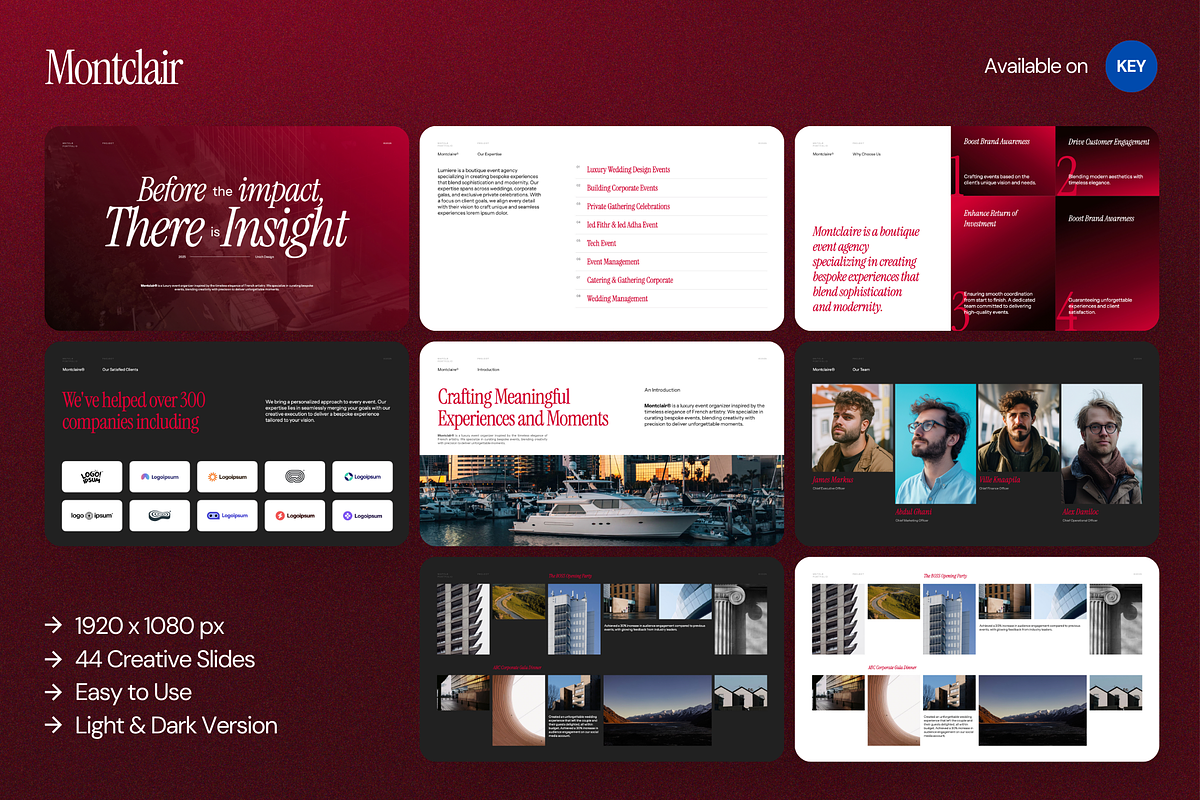 Montclair Creative Portfolio Keynote