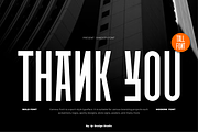 Yandoza - Modern Tall Font, a Sans Serif Font by QR Design Studio (Thumbnail 8 of 8)
