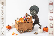 Halloween Candy Box Laser Cut Bundle, an Object Graphic by WoodoraCut (Thumbnail 10 of 14)