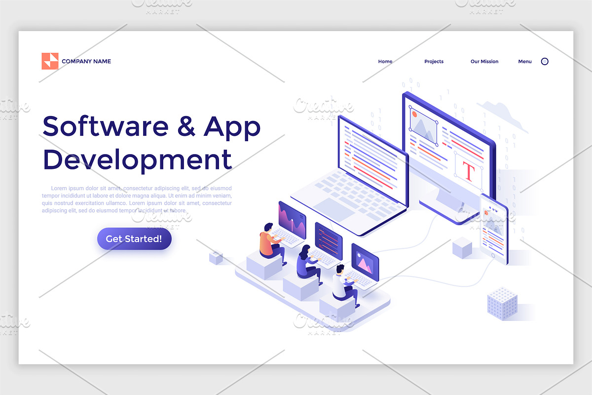 Isometric Solutions Mini. Part 14, a Templates & Theme by Andrew Kras Design (Photo 7 of 15)