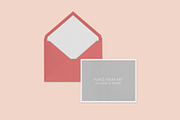 Minimal Greeting Card Envelope, an Advertising Mockup by Xtrahive (Thumbnail 7 of 7)