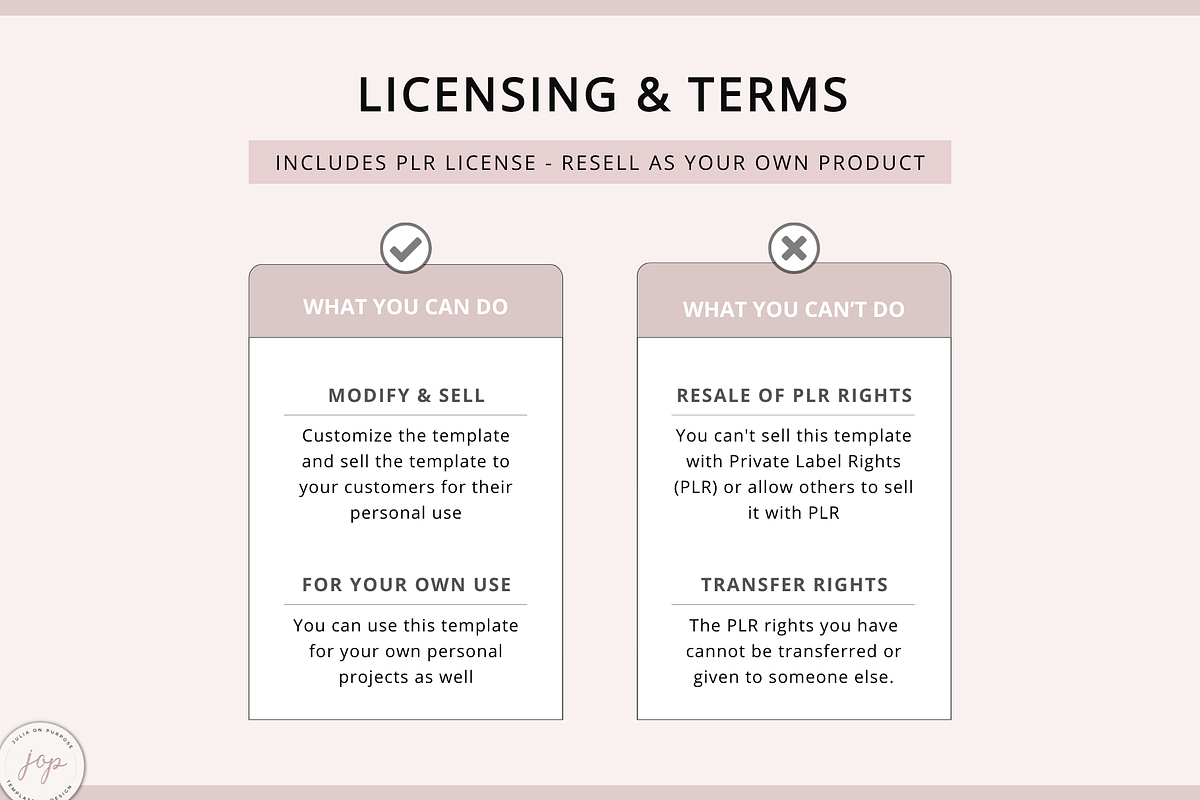 Notion PLR Template Workout Planner, a Templates & Theme by Julia On Purpose (Photo 10 of 10)
