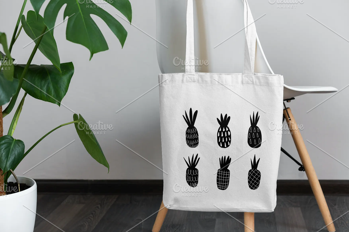 Hand drawn Pineapple Set, a Decorative Illustration by DikayaMiau (Photo 7 of 7)