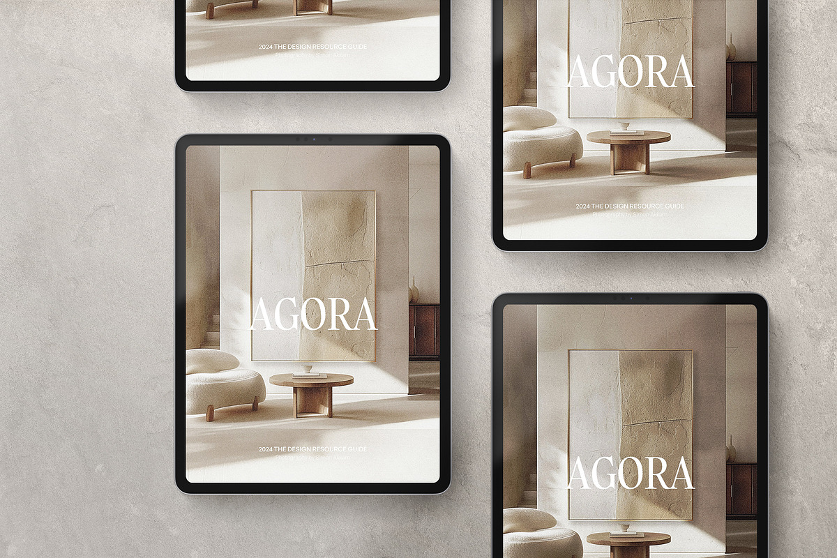 AGORA / Devices Mockups, an iPad Mockup by Studio Dara