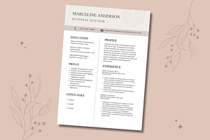 Minimalist Resume Templates Canva