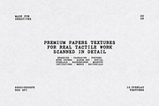 Premium Paper Textures, a Texture Graphic by pixelbuddha.net (Thumbnail 1 of 7)