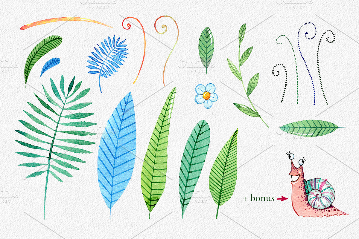 hand drawn watercolor fairy gnomes, a Decorative Illustration by OlyaSenko (Photo 5 of 7)