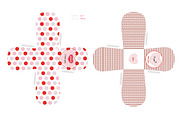 Gift Box Template, a Templates & Theme by Pegaconleche Papercute (Thumbnail 4 of 4)