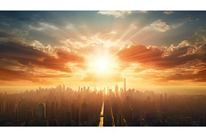 warm rays light ai generated, an Architecture Photo by pikepicture