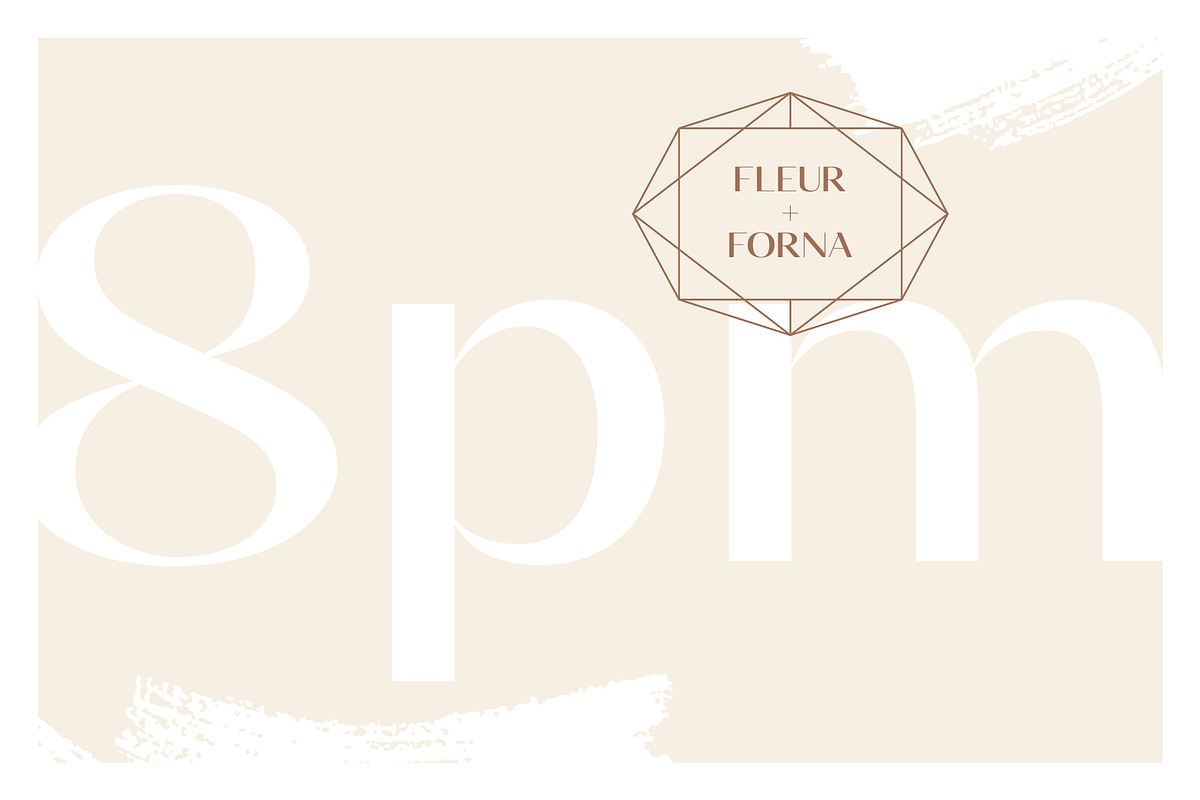 Quebec - Elegant Font and Logo Set preview 7
