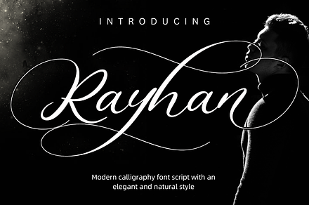 Rayhan, a Script Font by cocodesign