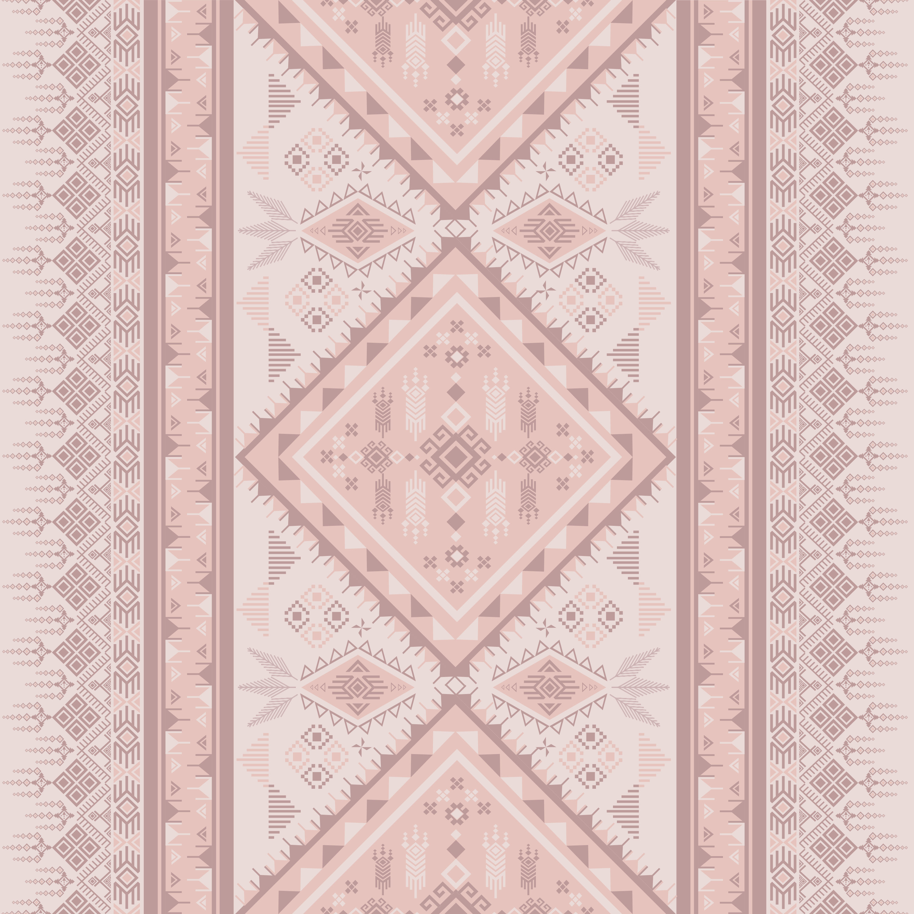 soft pink tribal pattern