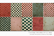 Grungy Christmas Polka Dots, a Decorative Illustration by rileyBgraphics (Thumbnail 2 of 7)
