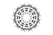 Premium Mandala Illustration Pack, a Decorative Illustration by NJ Himel (Thumbnail 76 of 101)