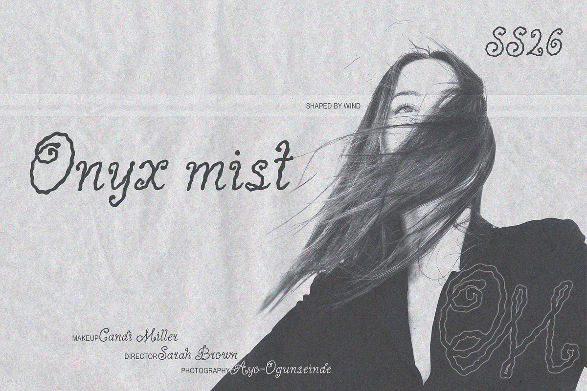 Ombre Handwritten Wavy Art Font, a Script Font by AnMark (Photo 7 of 10)