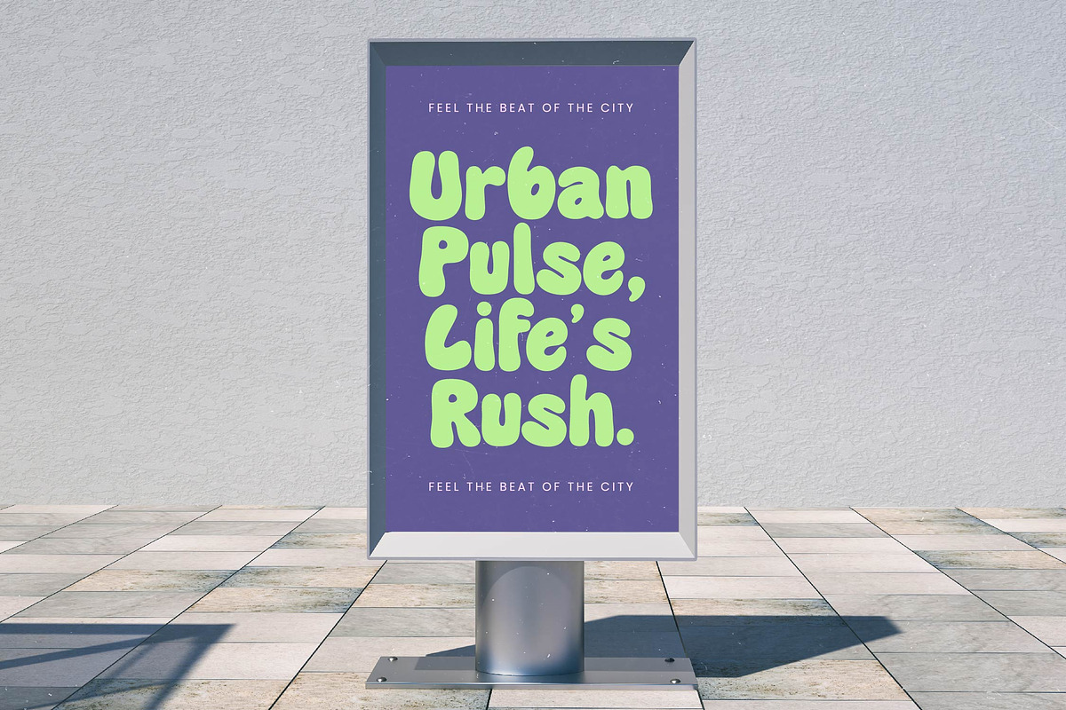 Funky Glitz Retro Bubble Font, a Serif Font by timelesstype.co (Photo 2 of 20)