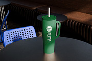 Cold Coffee Cup Mockup, a Packaging Mockup by SLAB! Design (Thumbnail 4 of 5)