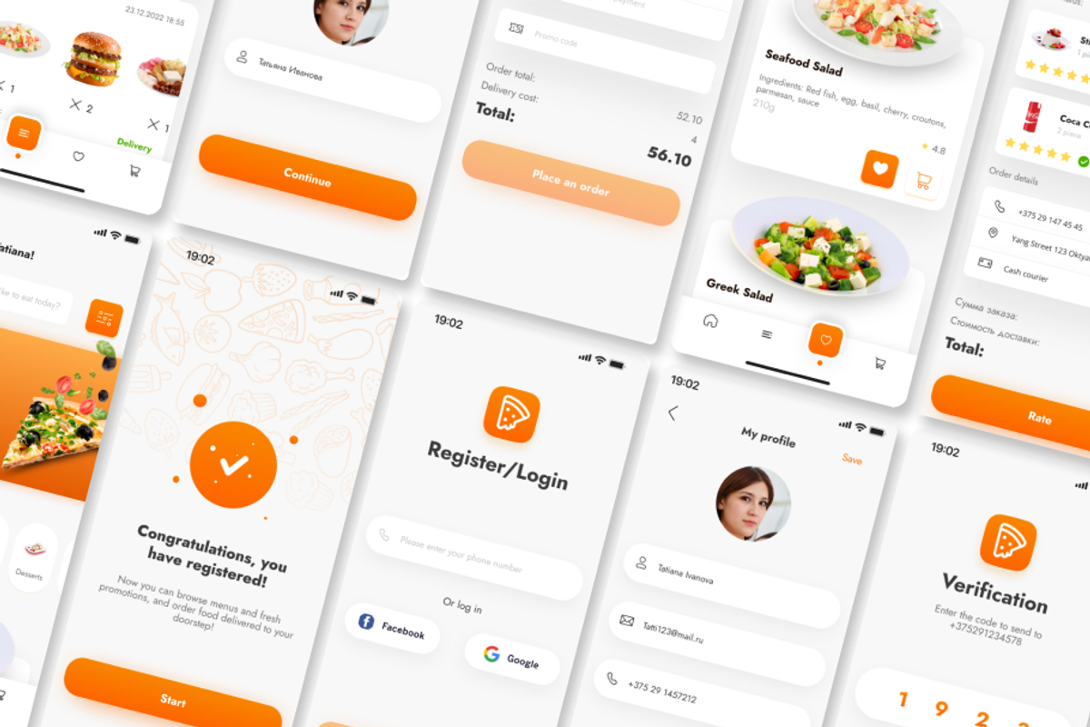 Food Delivery mobile app ui kit, an App Template by Shoppie (Photo 5 of 5)
