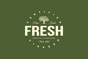 Organic natural food tree logo, a Food Illustration by provector (Thumbnail 4 of 4)