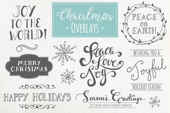 Christmas Clipart + Vectors! (Set 1) preview 3