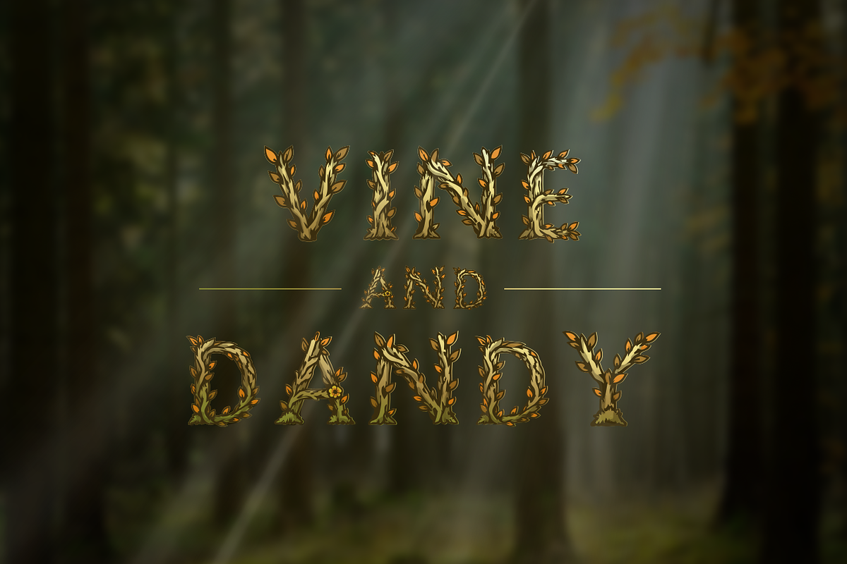 Vine & Dandy, a Handwritten Font by OMG IT'S LINDZ (Photo 1 of 5)