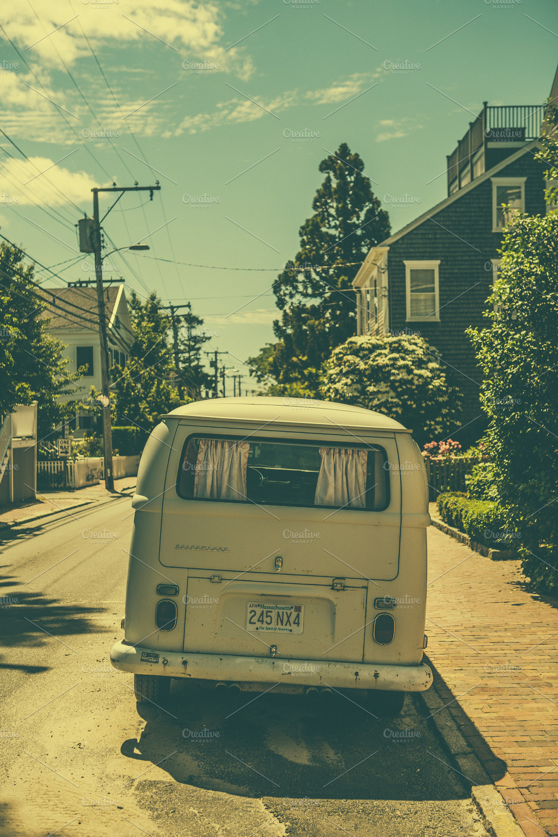 Vintage Vw Van Stock Photo Containing Nantucket And Vw