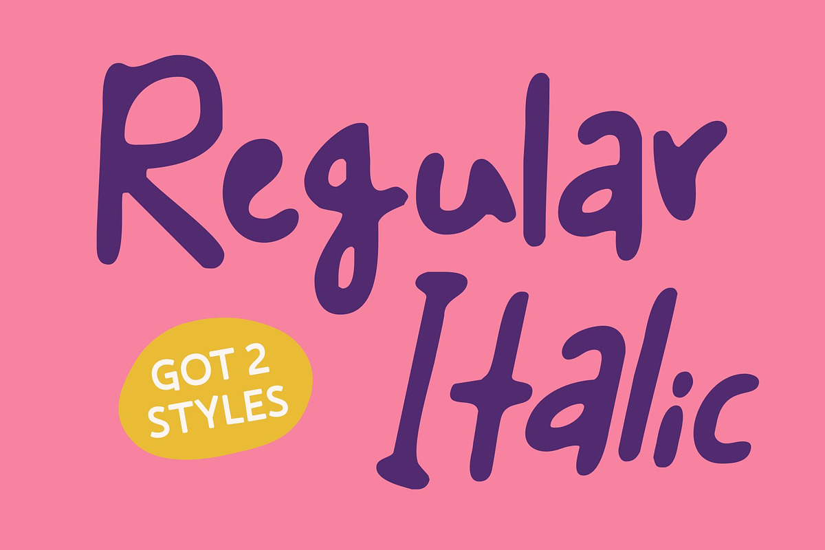 CS Darlene Drawn, a Handwritten Font by Craft Supply Co. (Photo 5 of 8)