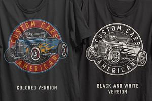 46 Custom Cars T-shirt Designs