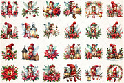 Fantasy Christmas Fairy Clipart Bund, an Illustration by Libby Wishes (Thumbnail 2 of 6)