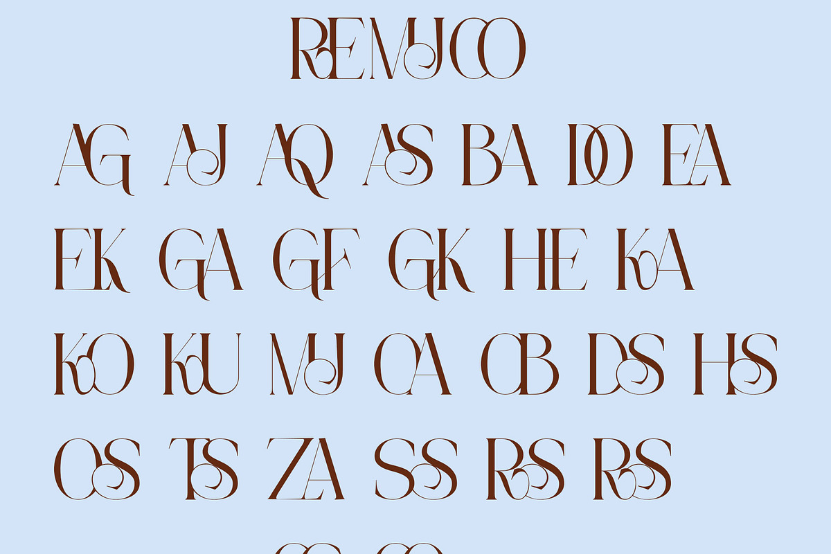 Remjoo Serif Font Modern, a Serif Font by Canden Meutuah (Photo 6 of 7)