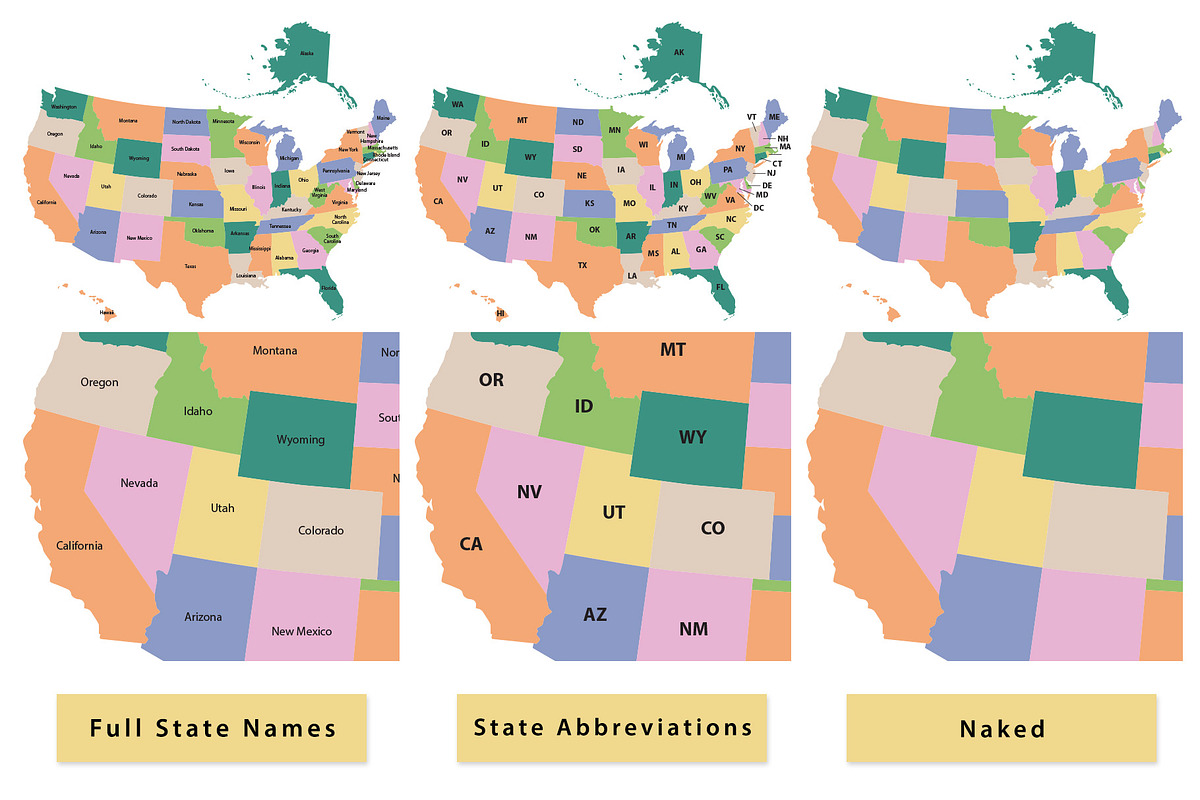 United States Vector Map, an Object Graphic by MarkieAnn Creative (Photo 3 of 4)