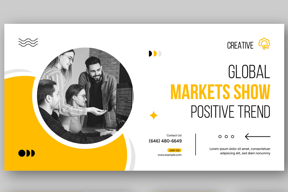 Business Web Banner Template, an UI Kit Template by CreativeShaper (Photo 2 of 4)