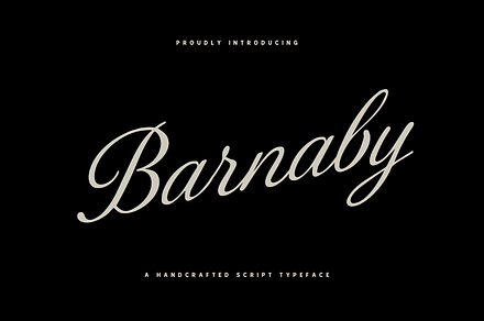 Barnaby - script typeface, a Font by Press & Pen