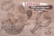 Fish and seafood collection, an Object Graphic by Quetzal Art (Thumbnail 2 of 7)