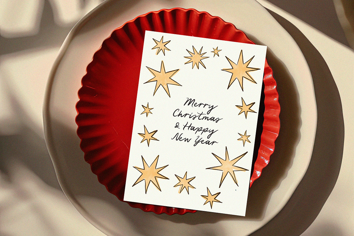 Christmas Frames & Bows Whimsy Set, an Object Graphic by Calamar Studio (Photo 8 of 12)