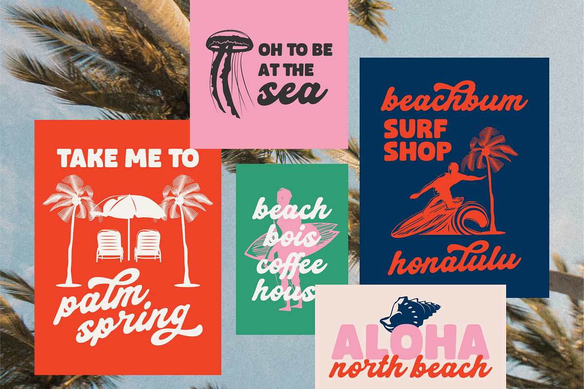 Tropical Sunlight - Mix Retro Font, a Sans Serif Font by Keithzo (Photo 6 of 11)