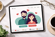 Flat Valentine’s Day Illustration, a Person Illustration by OWPictures (Thumbnail 2 of 3)