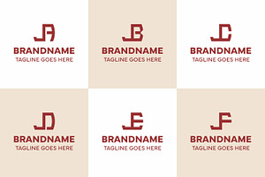 Letters JA JB JC JD JE JF Logo