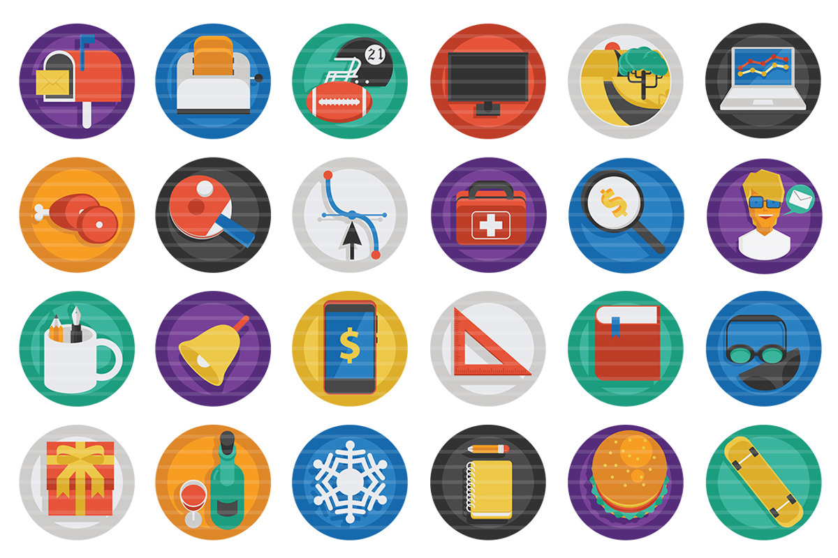 Flatistic - 170 Trendy Flat Icons, an Icon by Flat Icons (Photo 2 of 4)
