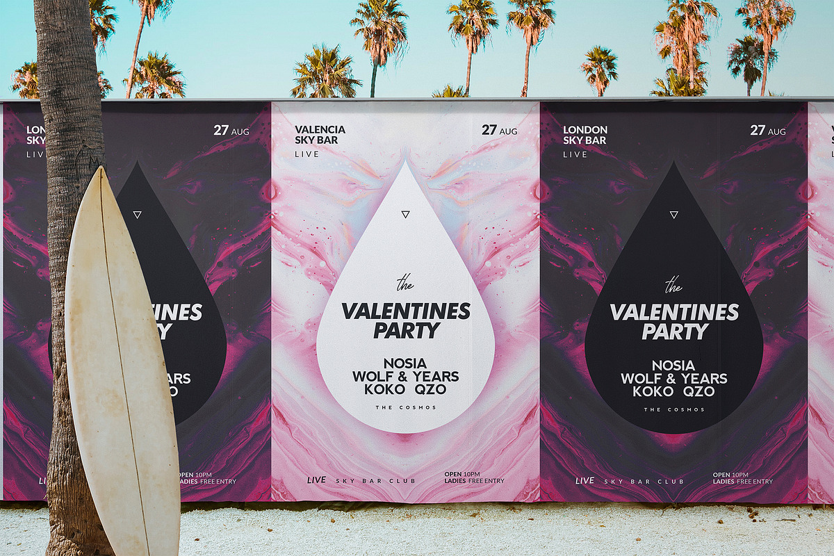 Valentines Flyer, a Flyer Template by Human Made (Photo 1 of 2)