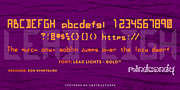 Lead Lights™, a Font by MINDCANDY (Thumbnail 3 of 4)