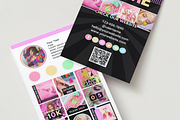 Pastel Neon Business Card Template, a Business Card Template by SunshineStudioBoutique (Thumbnail 6 of 10)